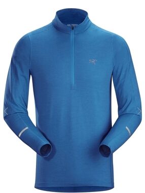 Arc’teryx Cormac Zip Neck Long Sleeve Men’s Blue Large